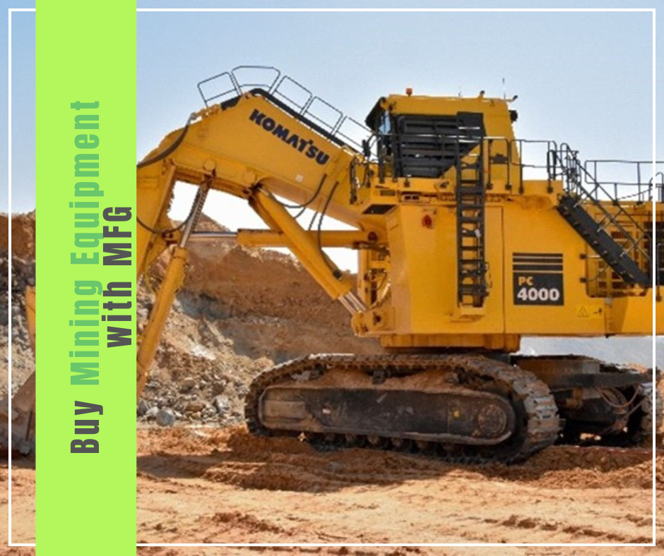 Buy mining equipment with MFG — Komatsu PC4000 hydraulic mining excavator