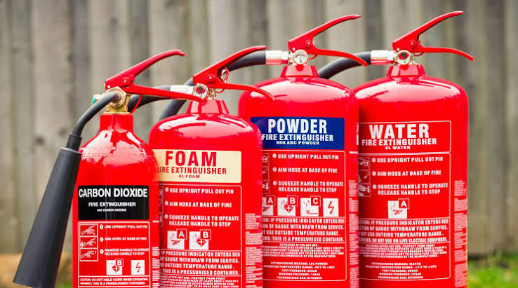 Fire Extinguishers (CO2 & Dry Powder)